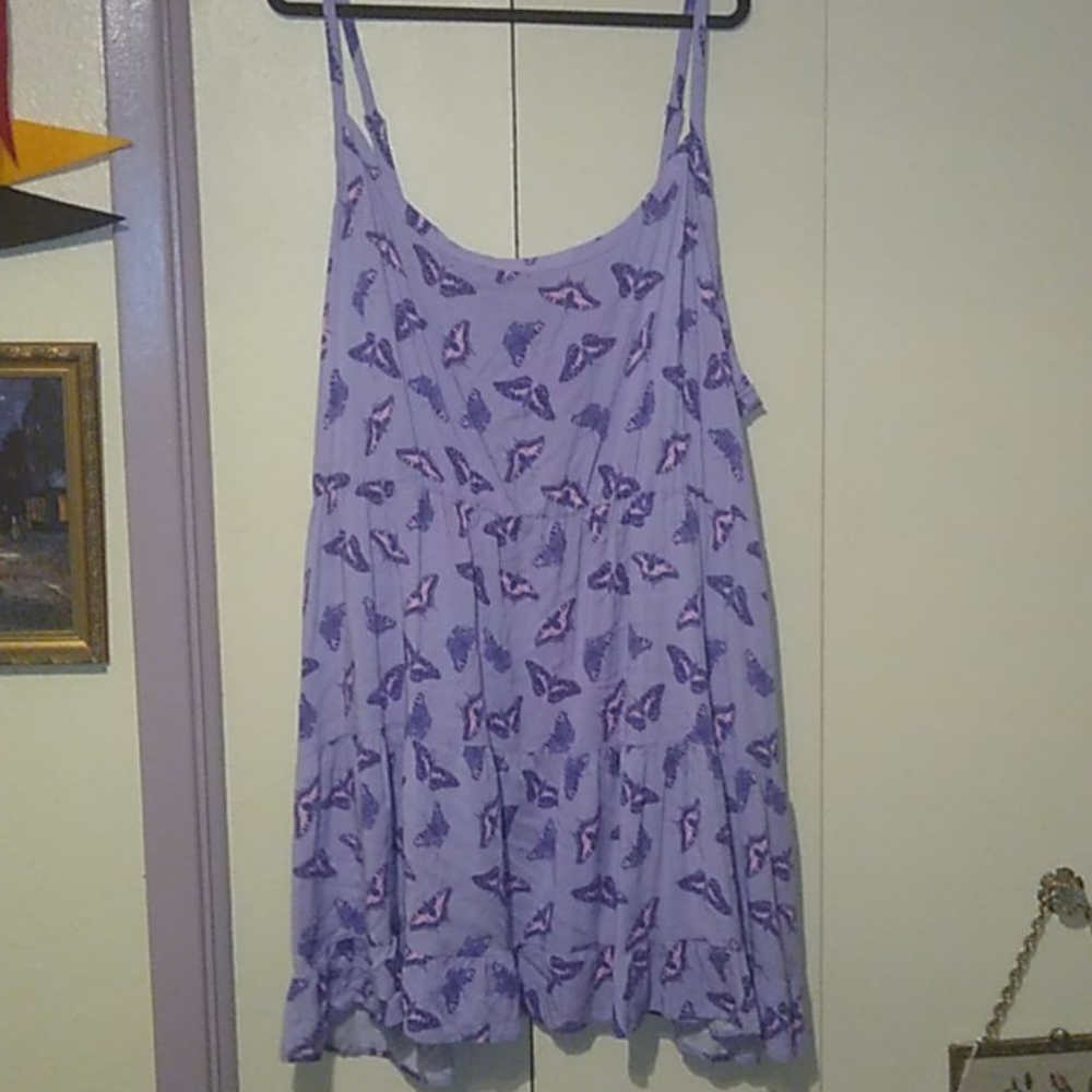 Purple butterfly dress